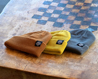 Knit Beanies in Gold, Silver, or Bronze