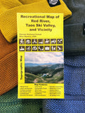 Recreational Map of Red River, Taos Ski Valley, and Vicinity